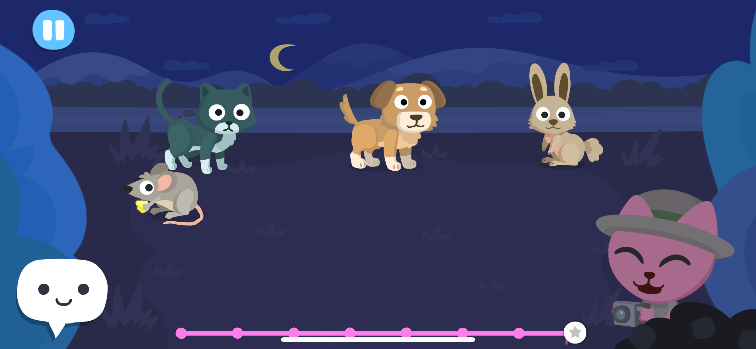 動物シルエットゲーム画像